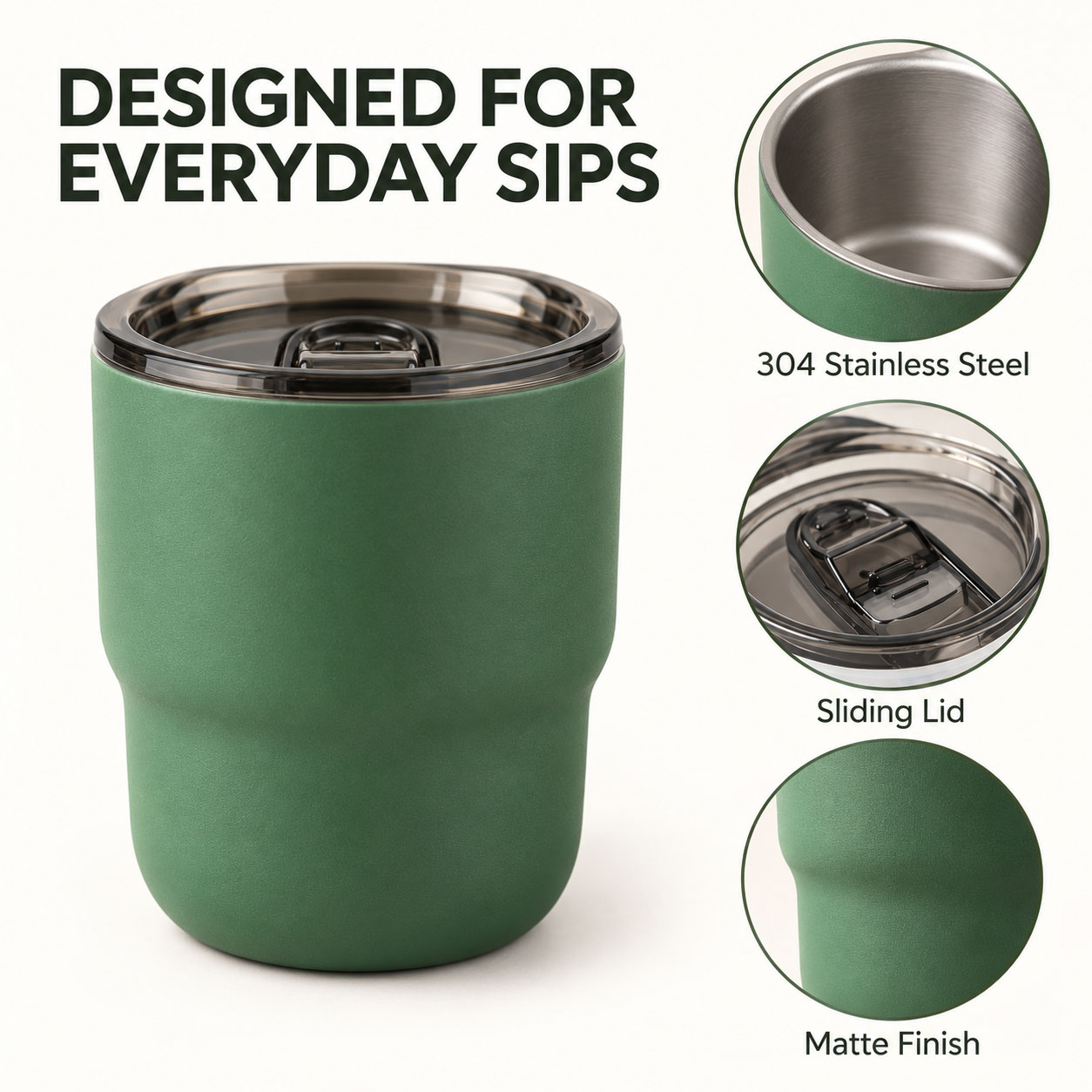 كوب قهوة مخصص بغطاء، يمكن تخصي - مراجعة Coffee Equipment For Camping وسعره
