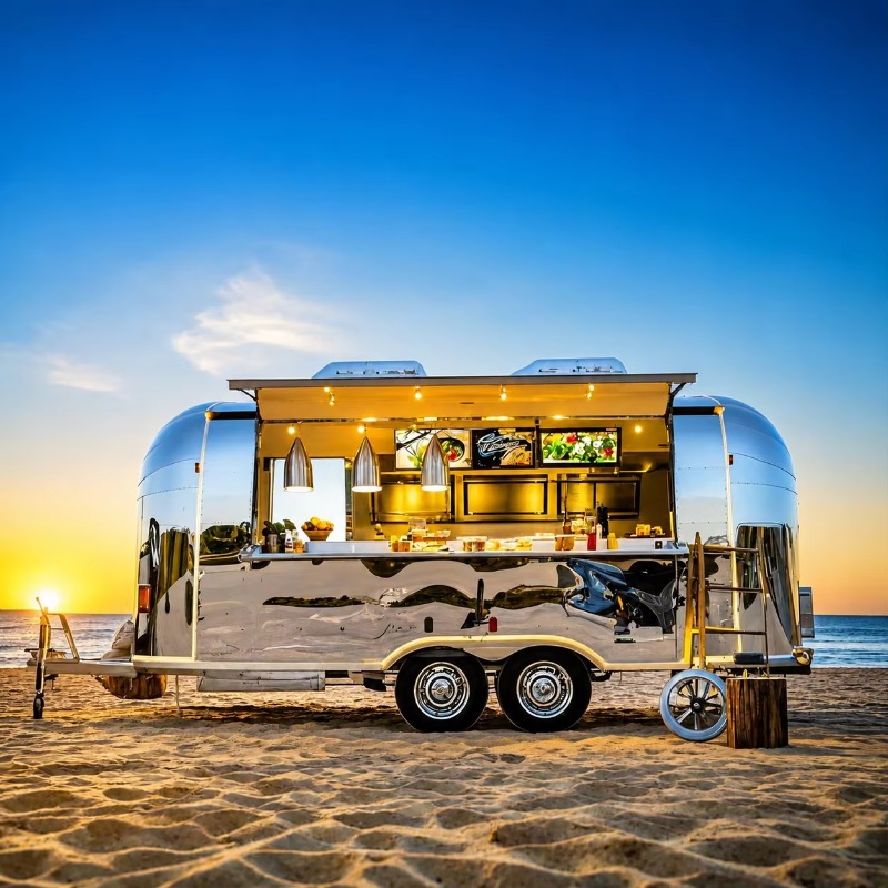 شاحنة طعام، مقطورة قهوة، عربة  - مراجعة Coffee Van Equipment وسعره
